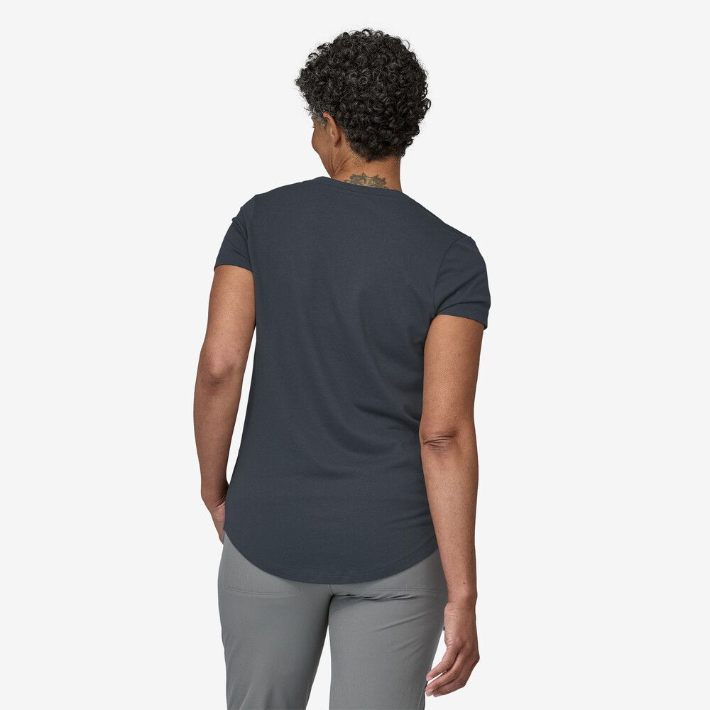 Damen-T-Shirt mit seitlicher Stromrichtung