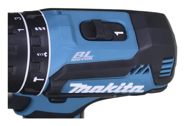 Makita DHP485RTJ - Hammerbor/skruemaskine - ledningfri - 2-hastigheders - nøgleløs borepatron 13 mm - 50 N·m - 18 V