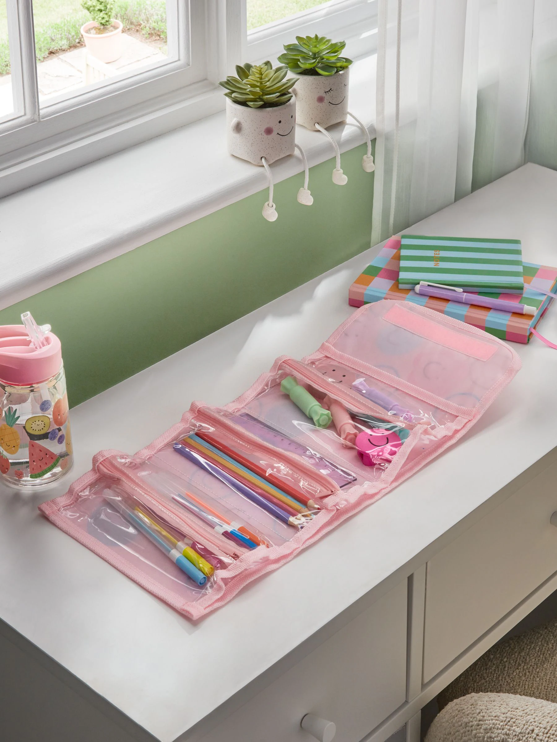 Smiley gevulde opvouwbare etui