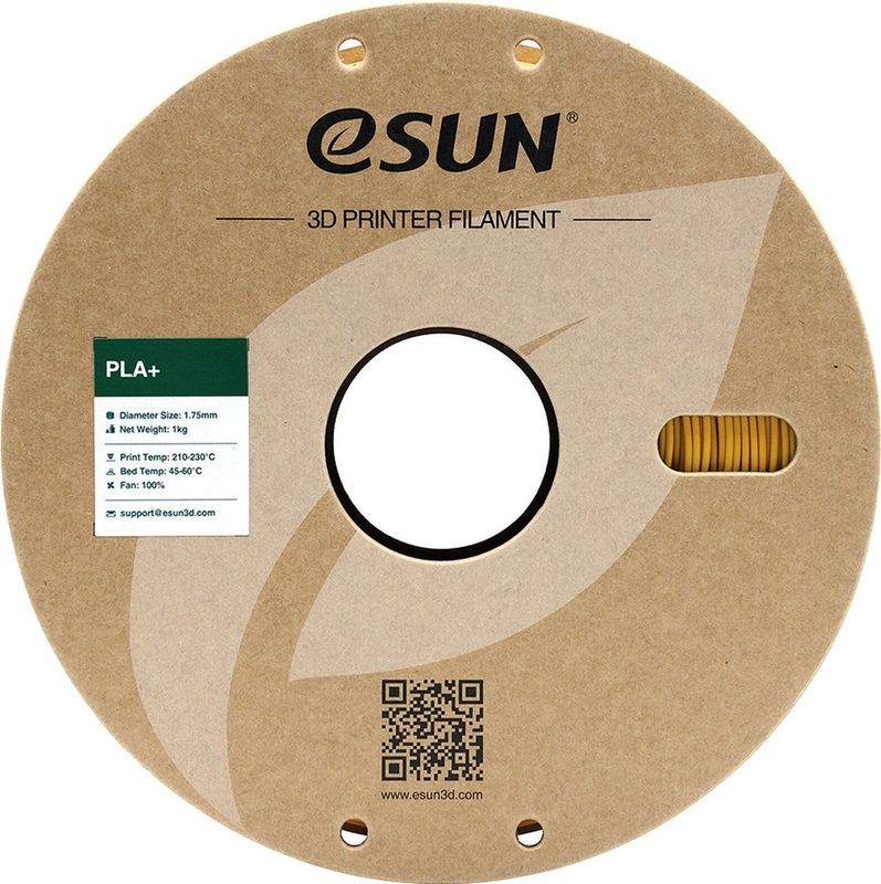 eSUN - PLA+ - 1,75mm - Geel - 1Kg - 3D Print Filament