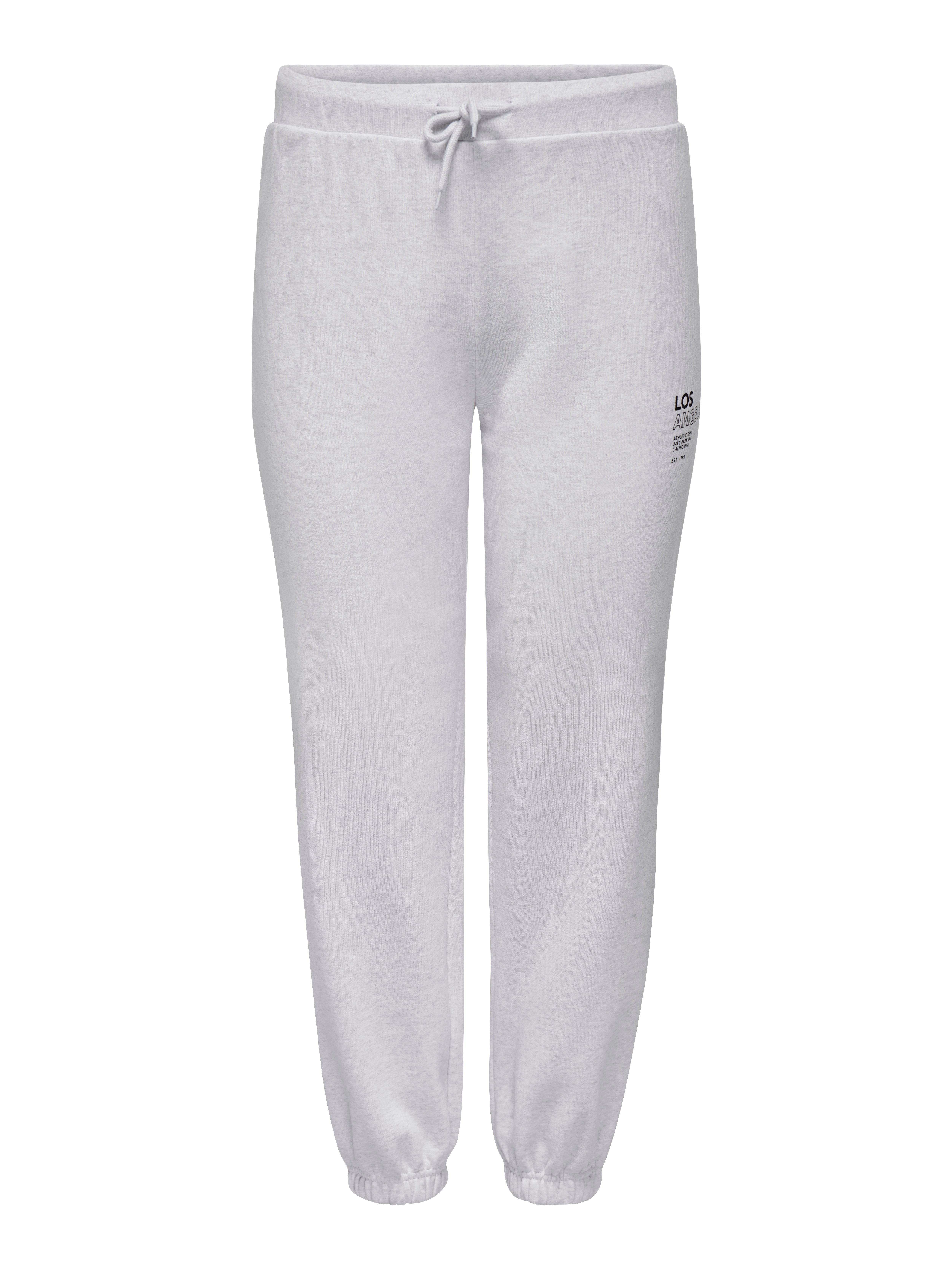 CARDAZE Weiter Beinschnitt Jogginghose Light Grey Melange