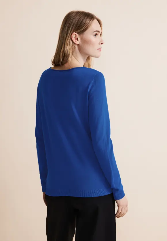 Basic Pullover - fresh intense gentle blue