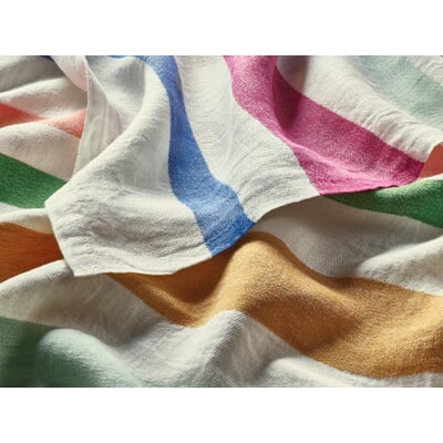Serviette farbig gestreift