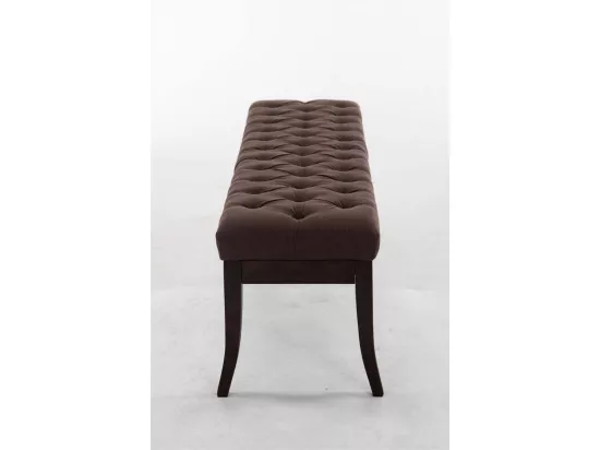 Banquette - Tissu & Bois - Marron - Ramses