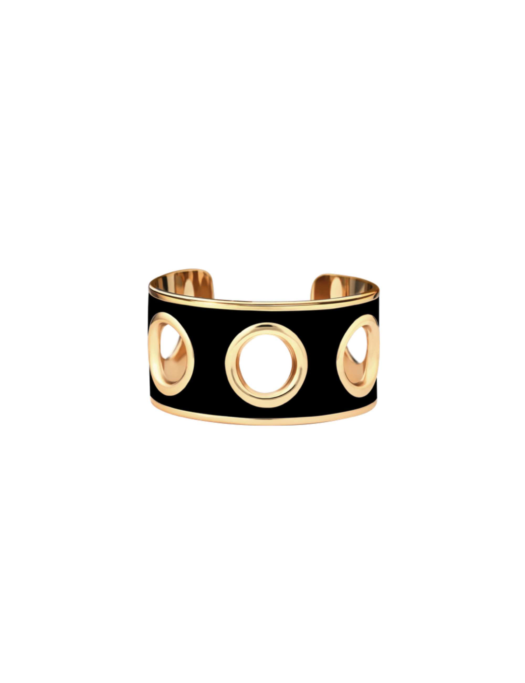 Bangle Up  Eyelet armbånd - sort