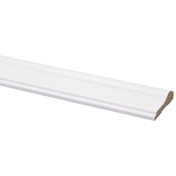 Deurlijst MDF wit folie classic 18x68 mm 260 cm