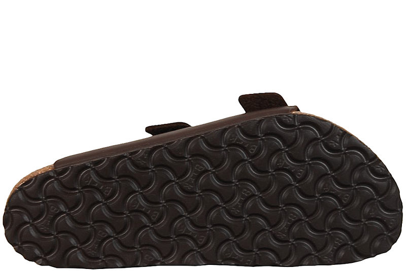 BIRKENSTOCK ARIZONA BS SLENTERS I MØRKEBRUNT BIRKO-FLOR
