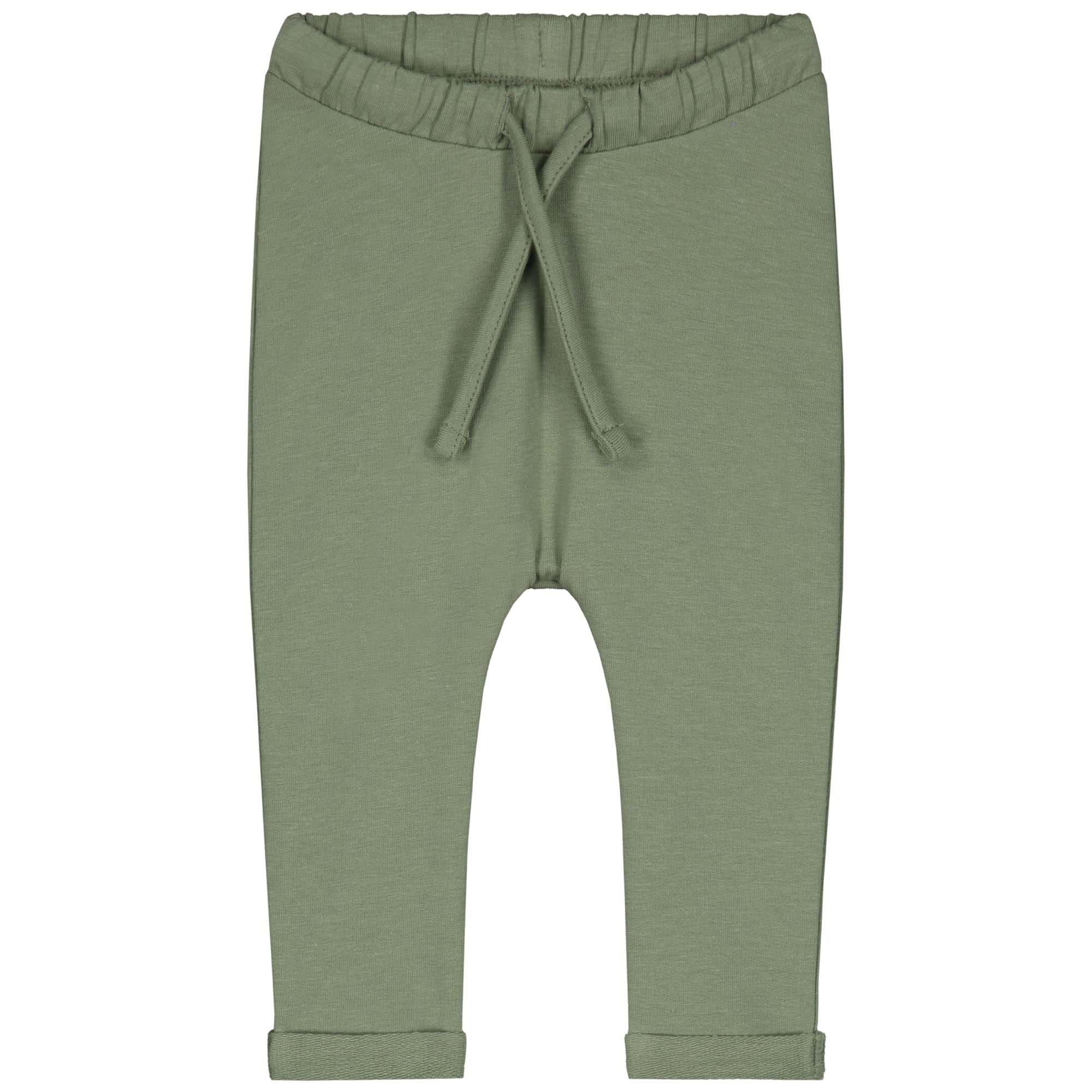 Prénatal peuter broek  effen groen