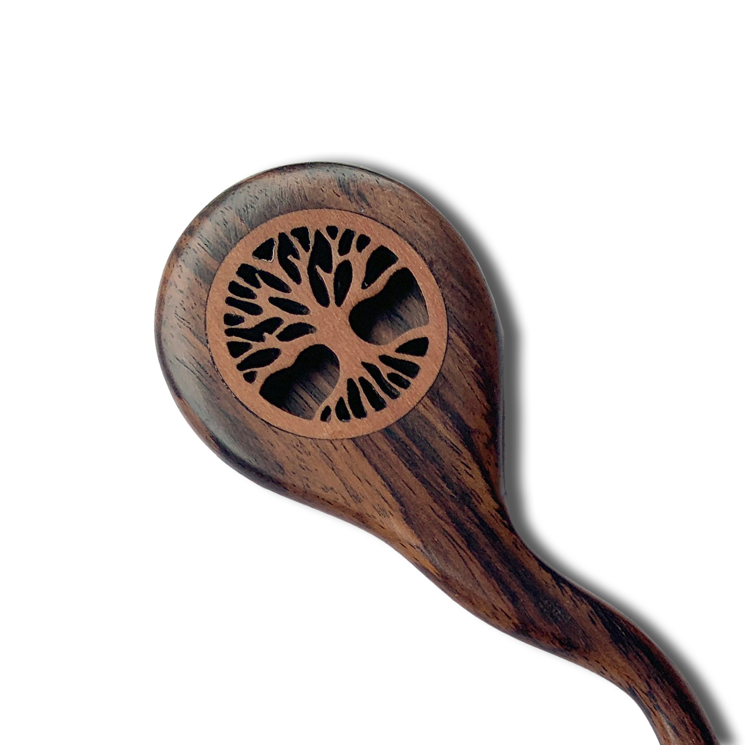 Haarnadel 'Tree of Life' aus Holz, L 17 cm, B 4 cm, H 0,7 cm günstig bestellen
