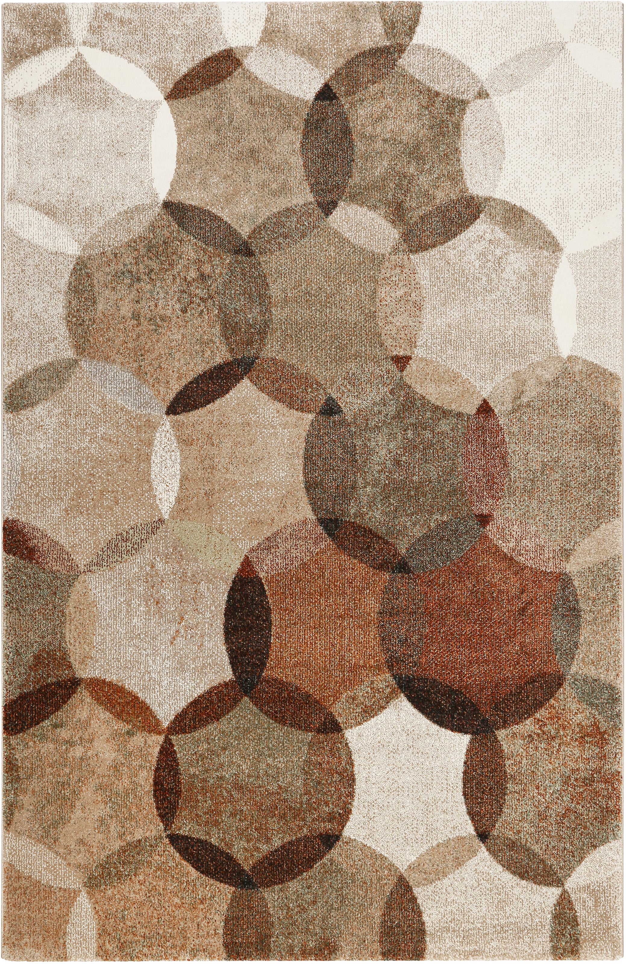 Esprit Teppich »Modernina ESP-3378« rechteckig 13 mm Höhe weicher Kurzflor in modernem Design, Wohnzimmer, Schlafzimmer, bunt