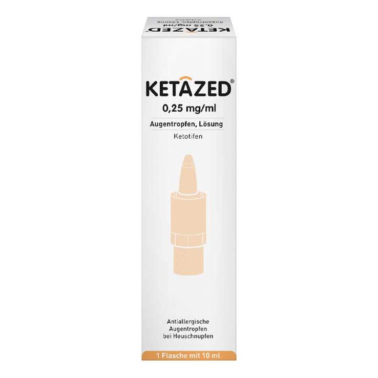 Ketazed 0,25 mg/ml Augentropfen Lösung, 1X10 ml