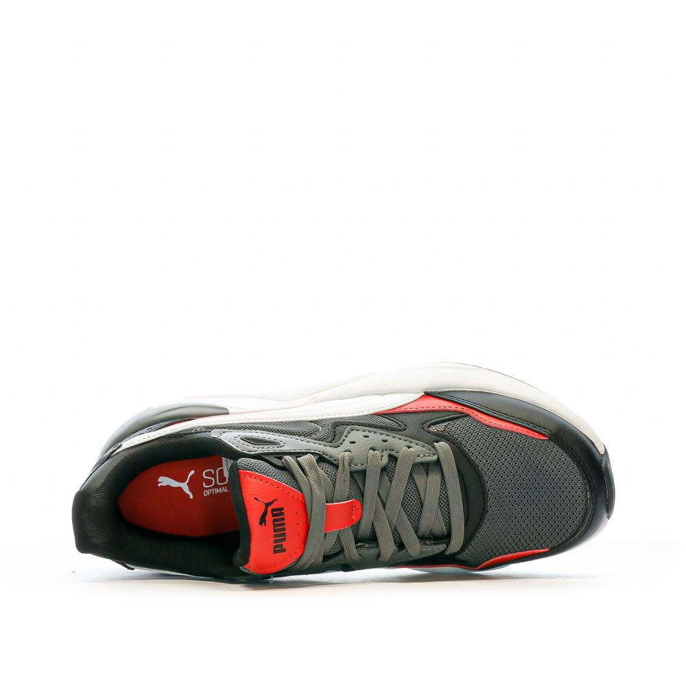 Puma Baskets Noir/Rouge Garçon Puma X-Ray Speed