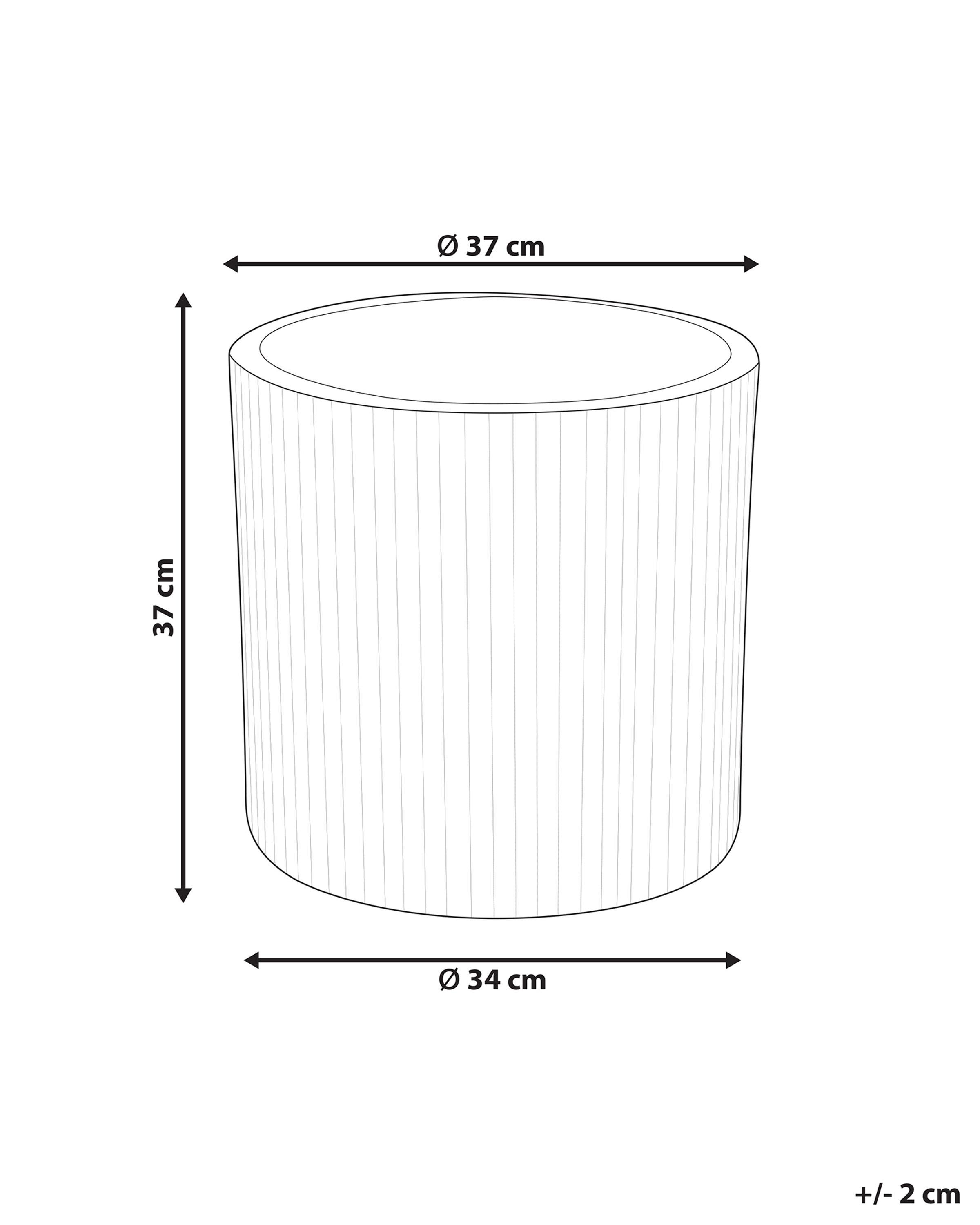 Bloempot OREOI 37 cm Grafietgrijs