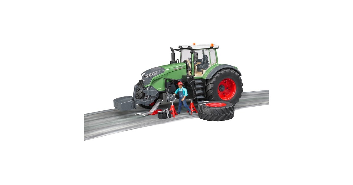 bruderFendt 1050 Vario incl. monteur en werkplaatsapparatuur Modelvoertuig  (04041)