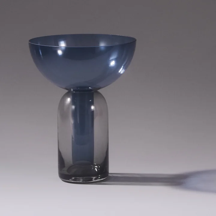 AYTM - Torus Vase, schwarz / amber