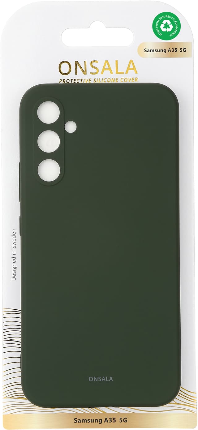 Onsala Samsung Galaxy A35 5G silikone etui (grøn)