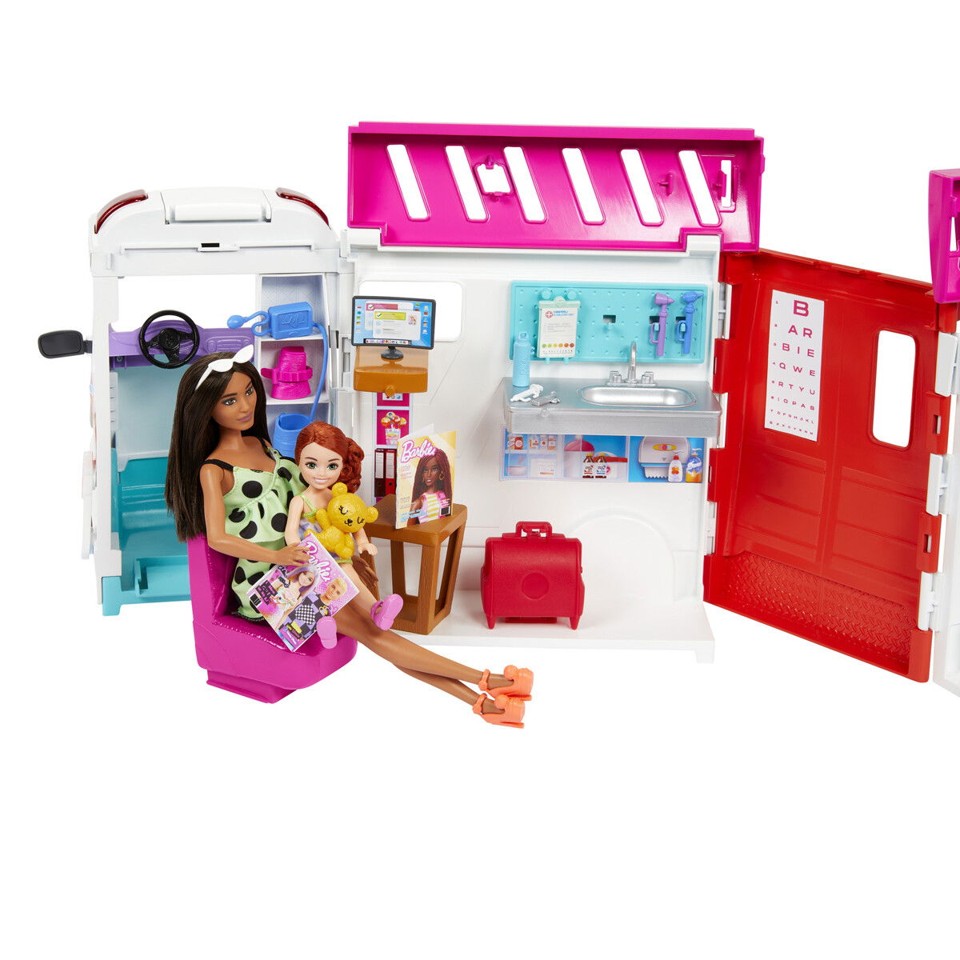 Barbie - Ambulance Plejeklinik (HKT79)