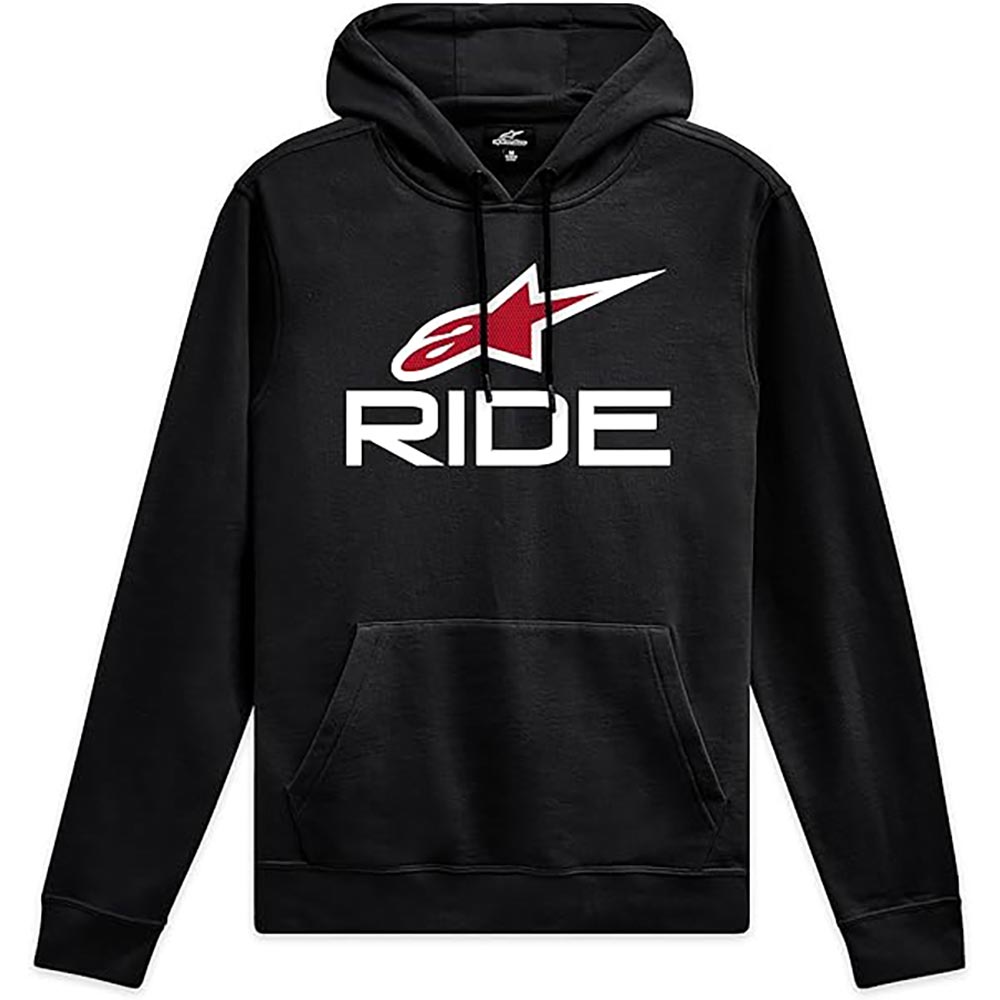 Alpinestars - Sweat à capuche Ride V3 Noir / Blanc / Rouge
