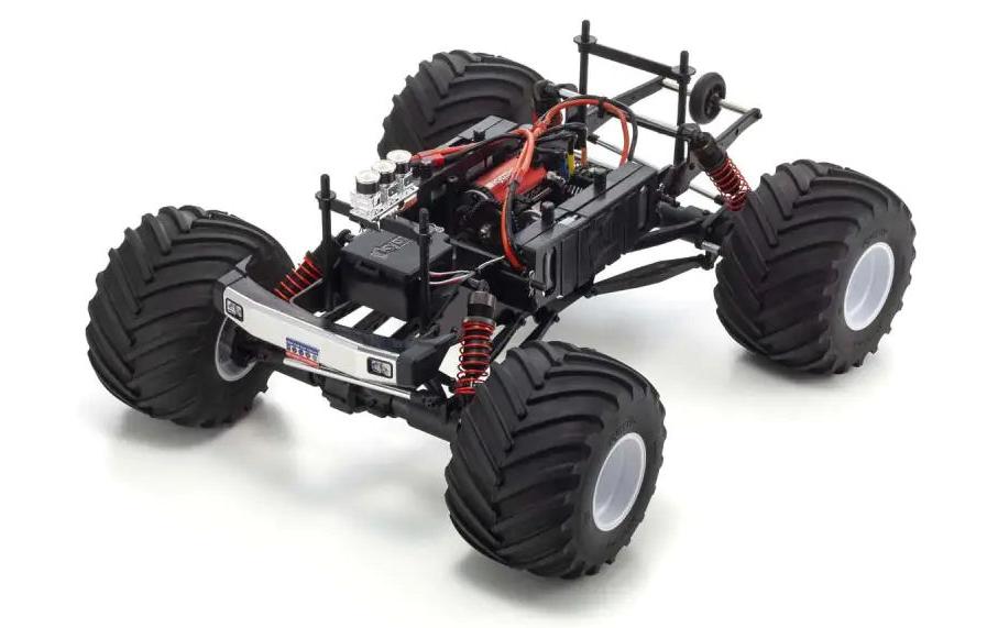 Monster Truck USA-1 VE, 4WD ARTR, 1:8<br>Neue Version des USA-1 Monstertrucks – stärker, solider, mehr Details und Brushless Power
