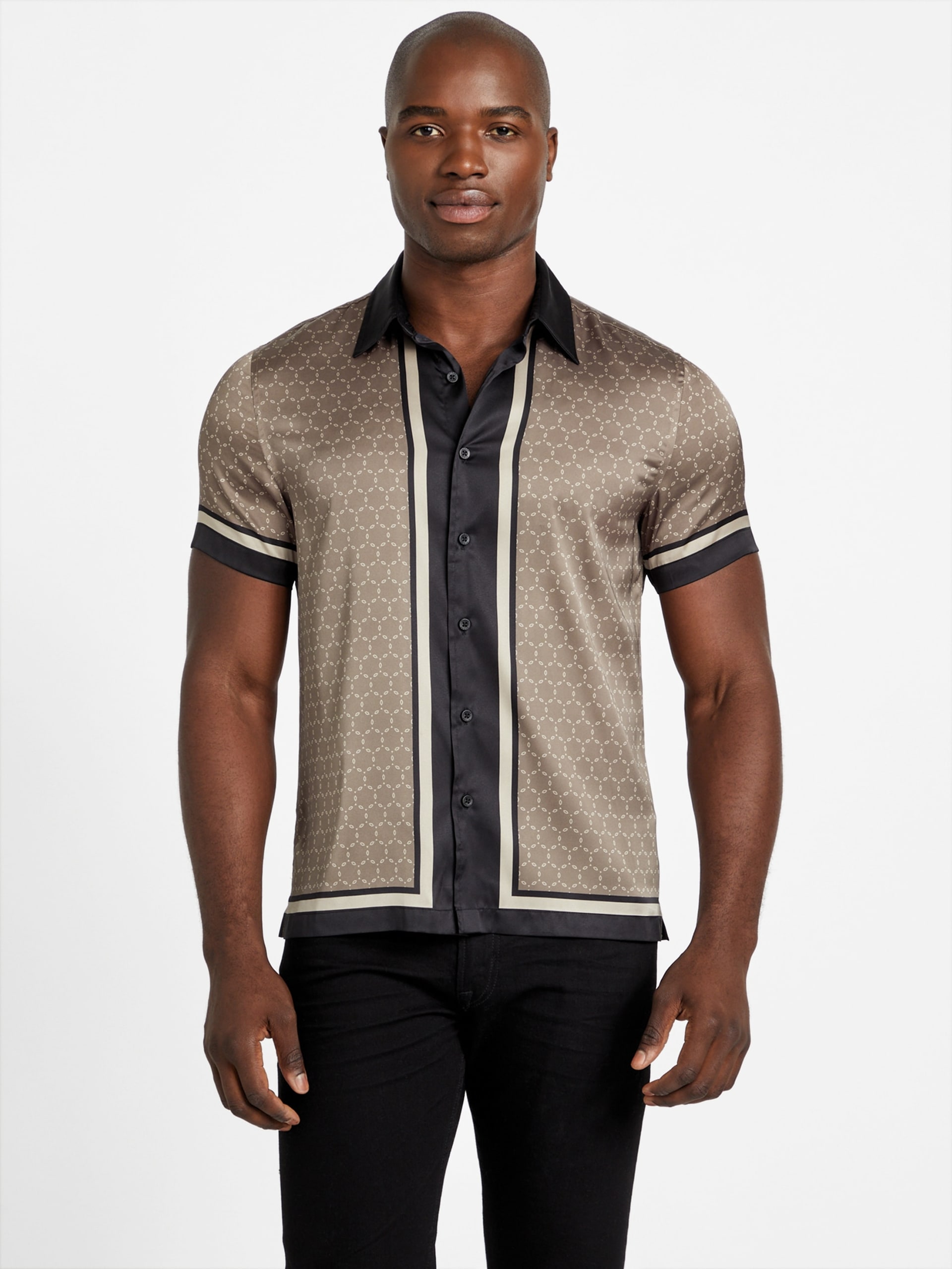 Camisa Eco Geo Border Charm