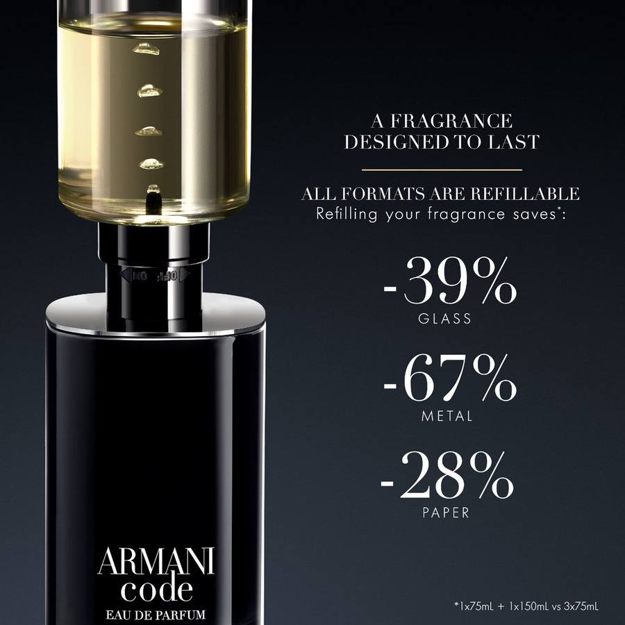 Armani Code Eau De Parfum Refill 150ml