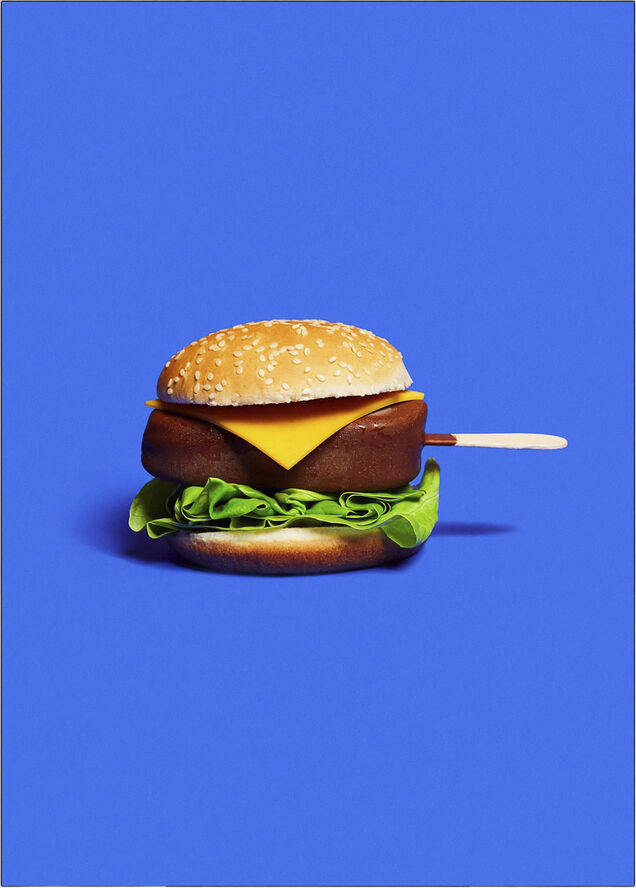 Poster & Frame Super Mercat - Magnum burger Flerfarvet