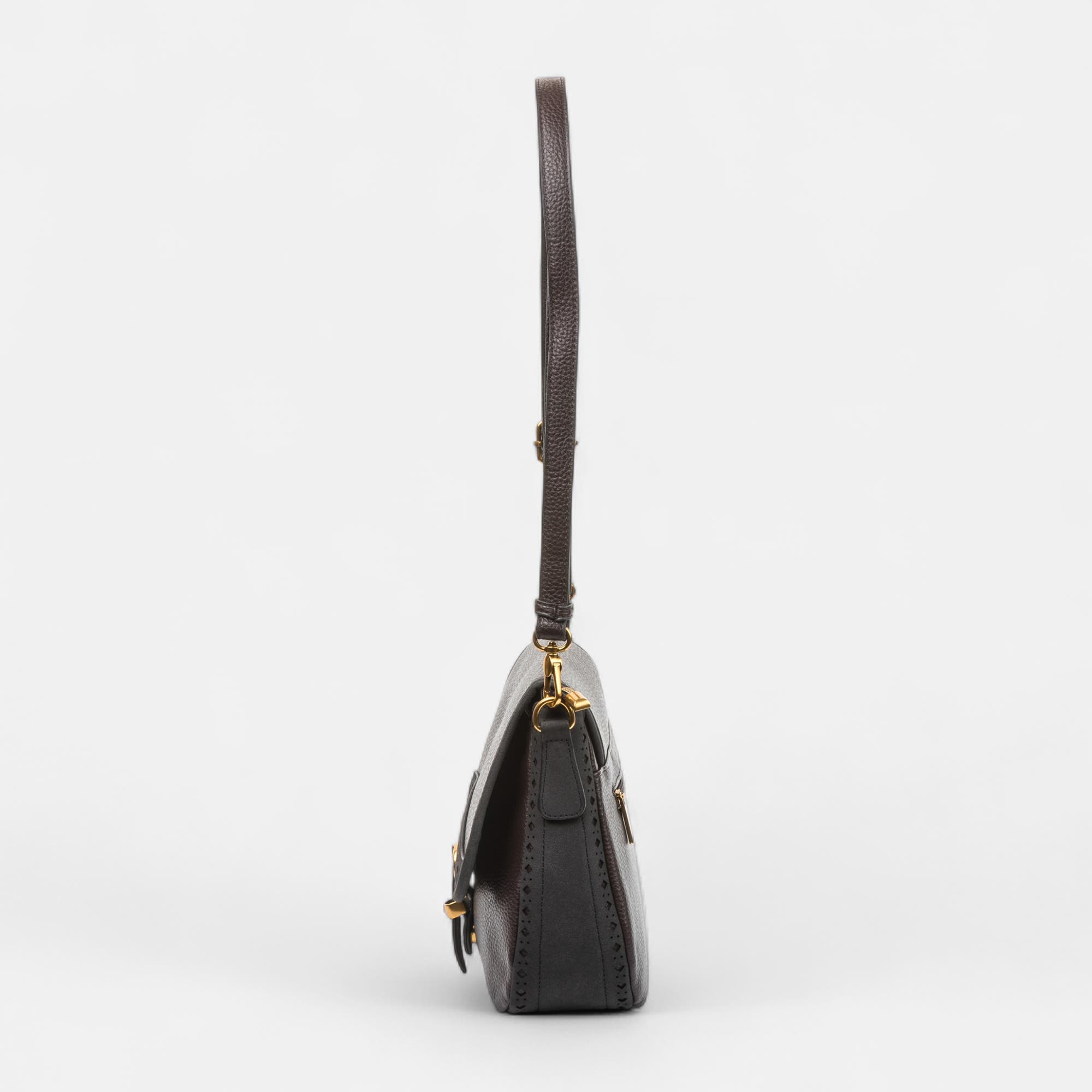 Sac bandoulière marron