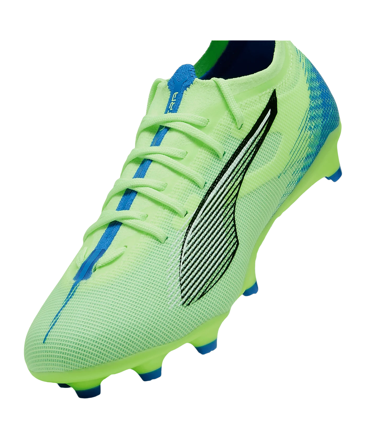PUMA ULTRA 5 Pro FG/AG Lights Out Jr Kids Grün Weiss F03