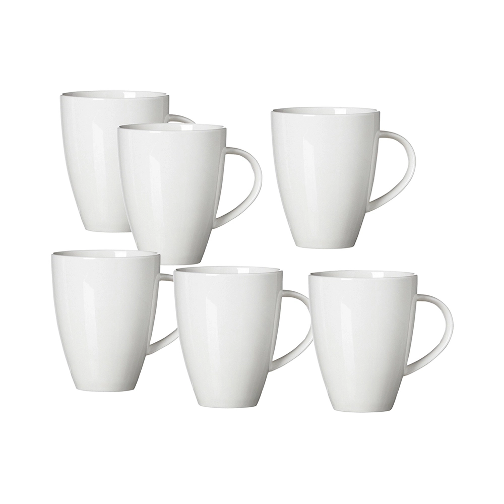 Ritzenhoff & Breker 6-teiliges Melodie Kaffeebecher-Set weiss
