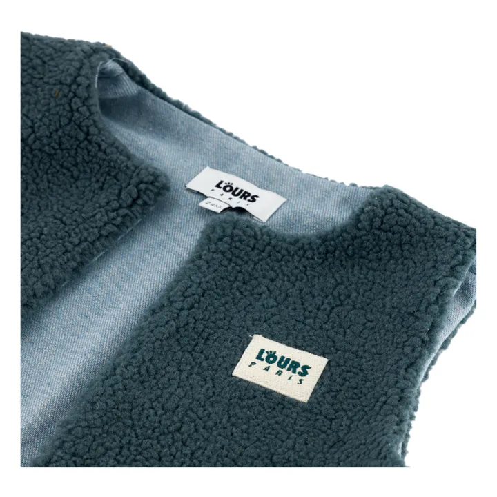 Lours Paris Veste Sans Manches Tomorrow | Bleu