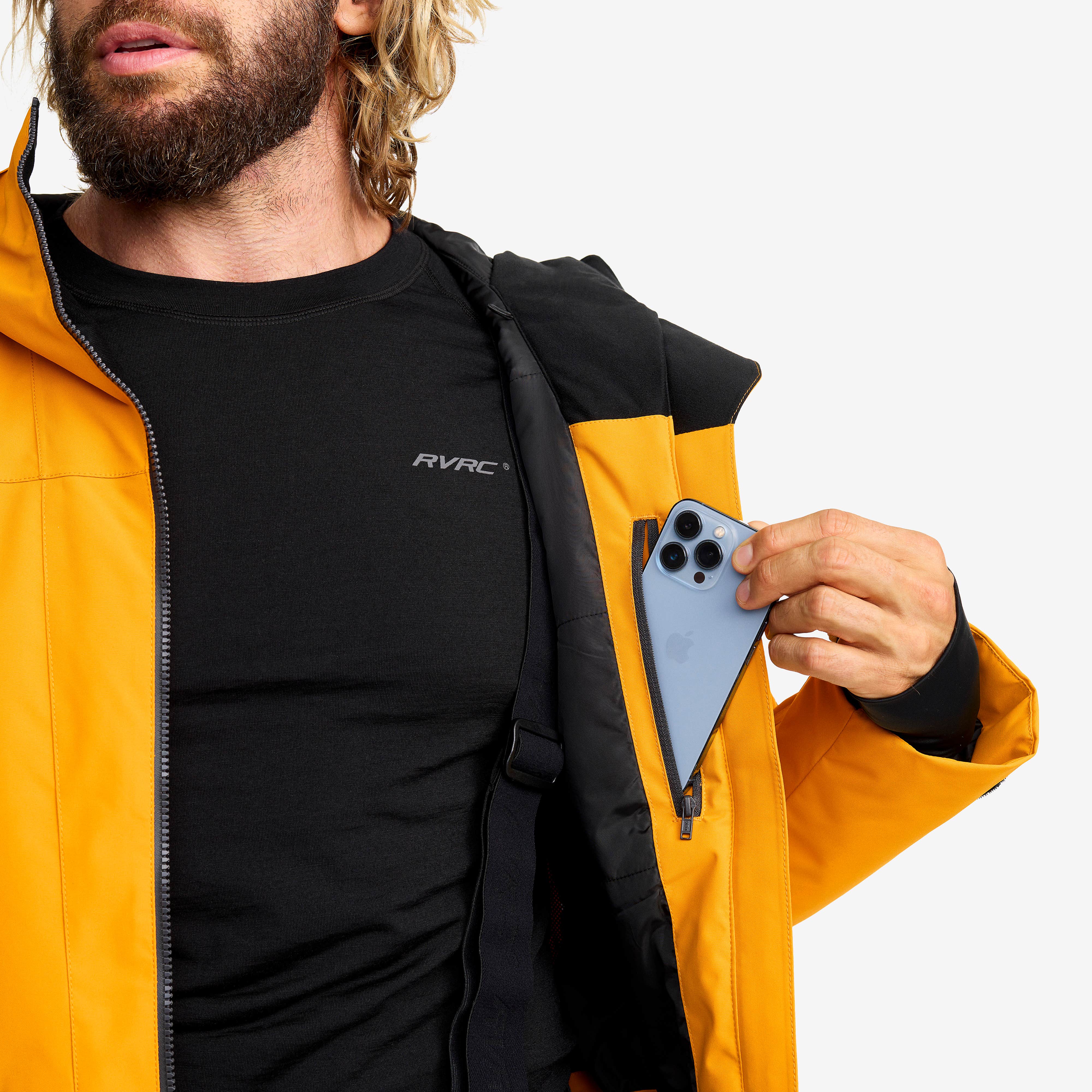 Halo 2L Insulated Ski Jacket Herre Golden Yellow