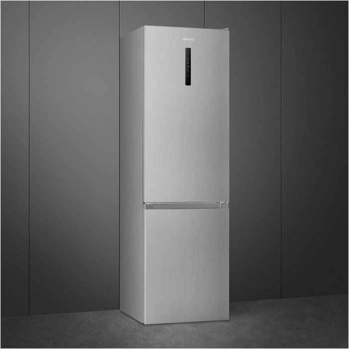 SMEG Kühl-Gefrier-Kombination FC18XDNE Edelstahl-Optik