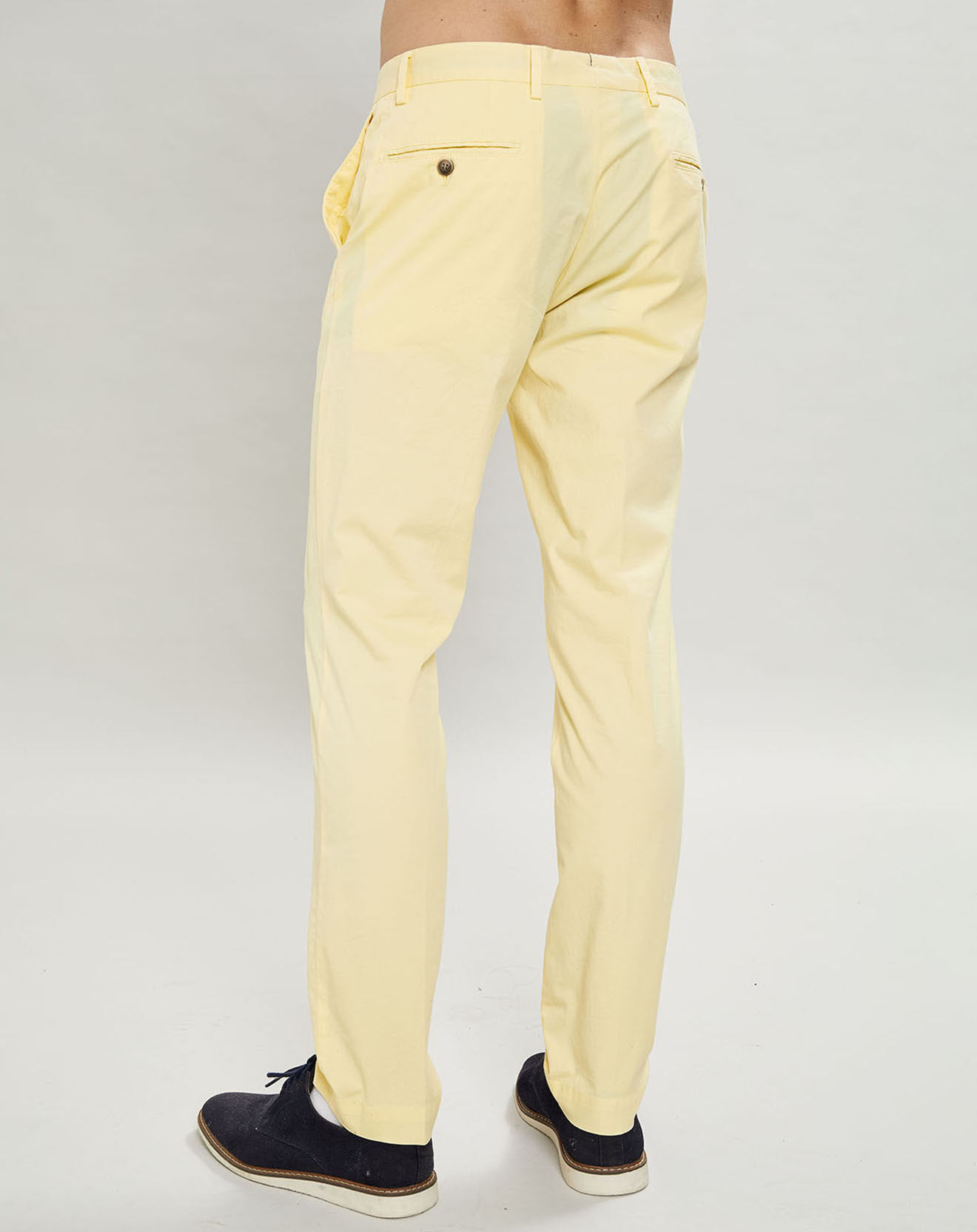 Hackett London Pantalon chino Milleraie jaune clair
