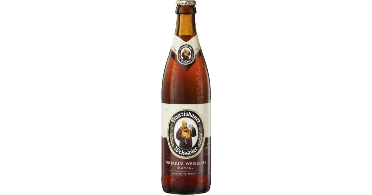 Franziskaner Hefeweizen Dunkel 0,5 Liter (Mehrweg)