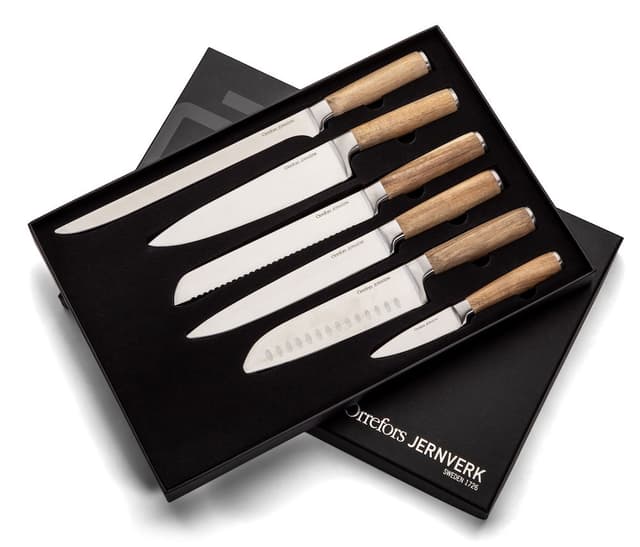 Orrefors Jernverk 6-pack Knivar Acacia