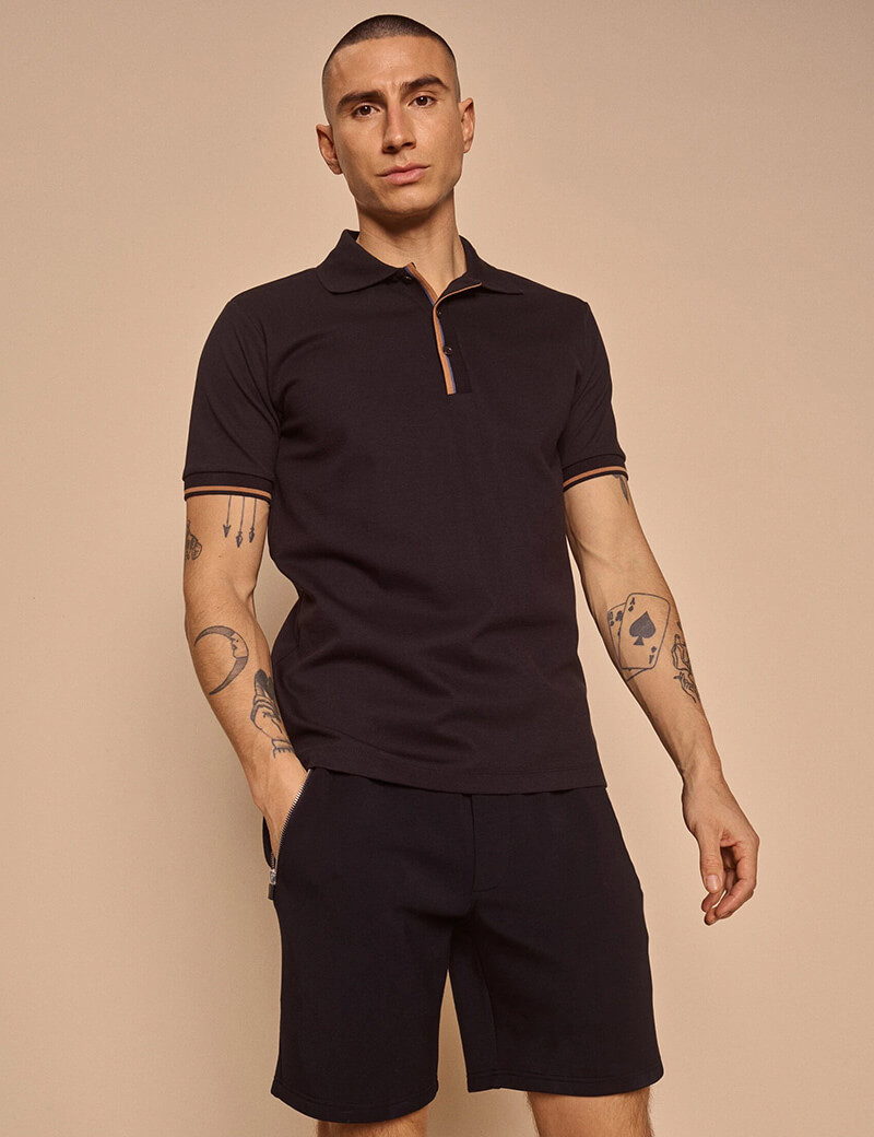 MOS MOSH SHORT HOMME ABEL ZIP NOIR