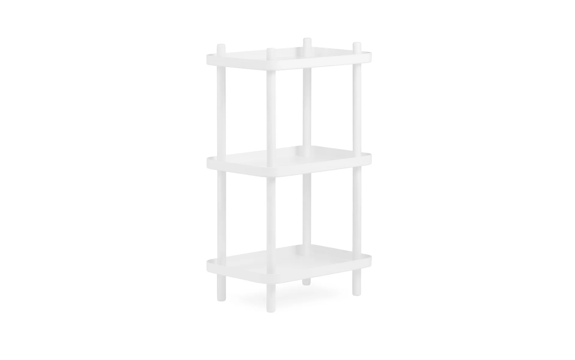 Normann Copenhagen  Block reol - hvid