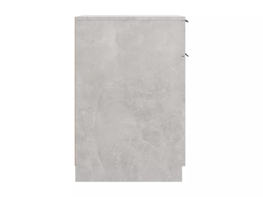 Armoire de bureau Gris béton 33,5x50x75 cm Bois d'ingénierie