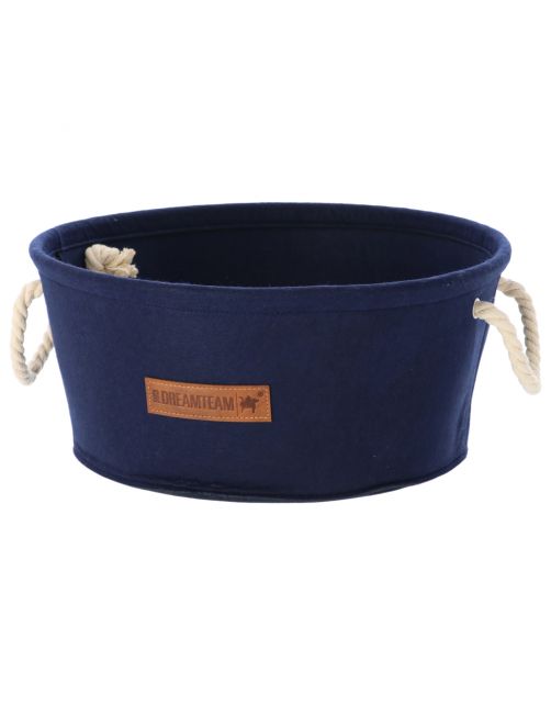 Pets Dreamteam Mand Rond Vilt - Dierenmand - Ø39x17 cm Navy