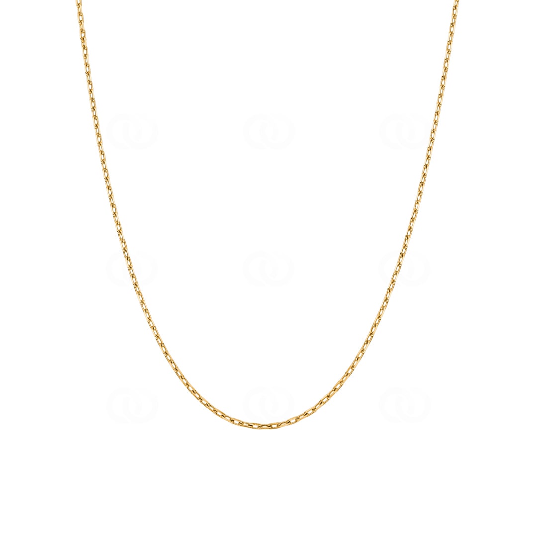 Ankerkette geschliffen 750/18 K Gelbgold 1.8mm