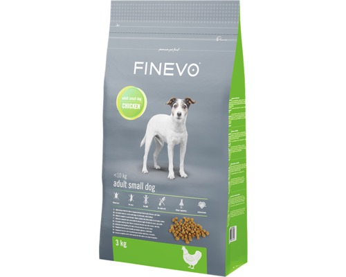 FINEVO Adult Dog S Kip droog hondenvoer 3 kg
