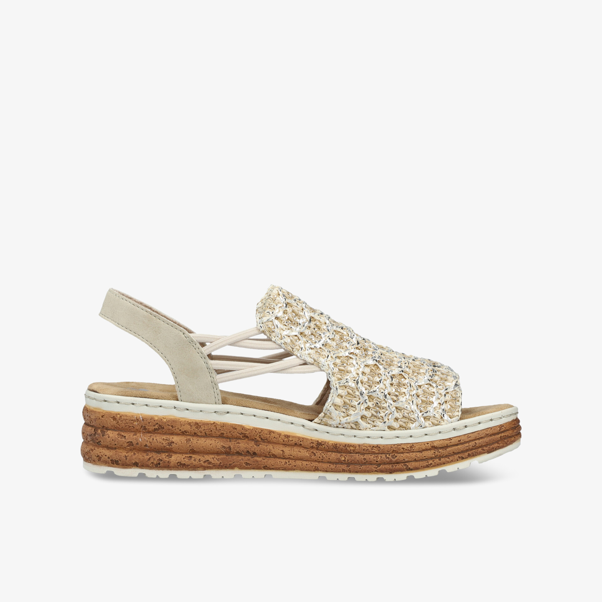 rieker Damen Sandalen beige