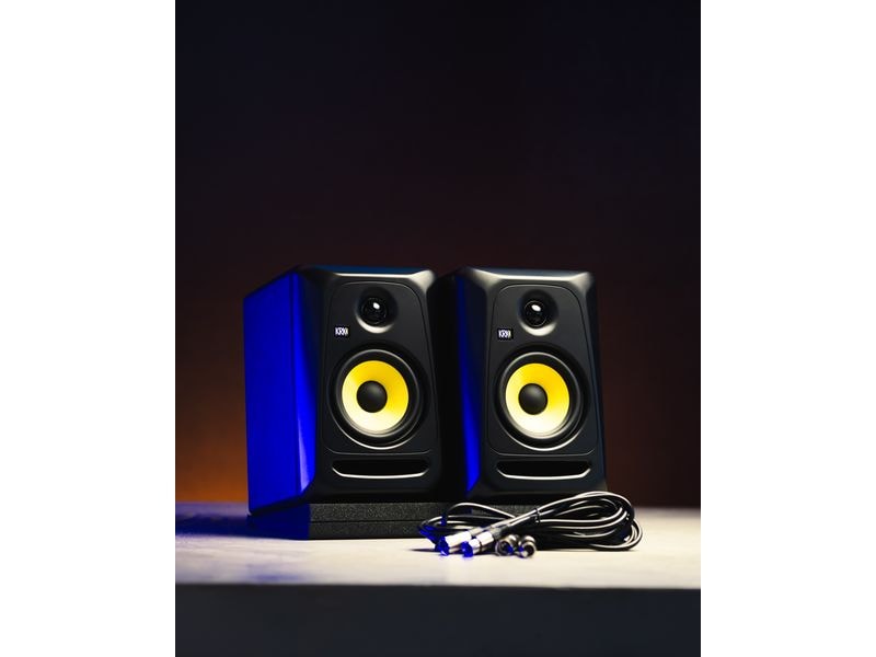 KRK Studiomonitore ROKIT 5 G3 Classic Pack Schwarz Professionelle Zwei-Wege-Studiomonitore