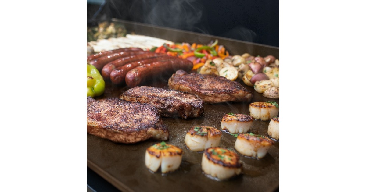 Char-GrillerFlat Iron Premium Gas Griddle barbecue  (Zwart)