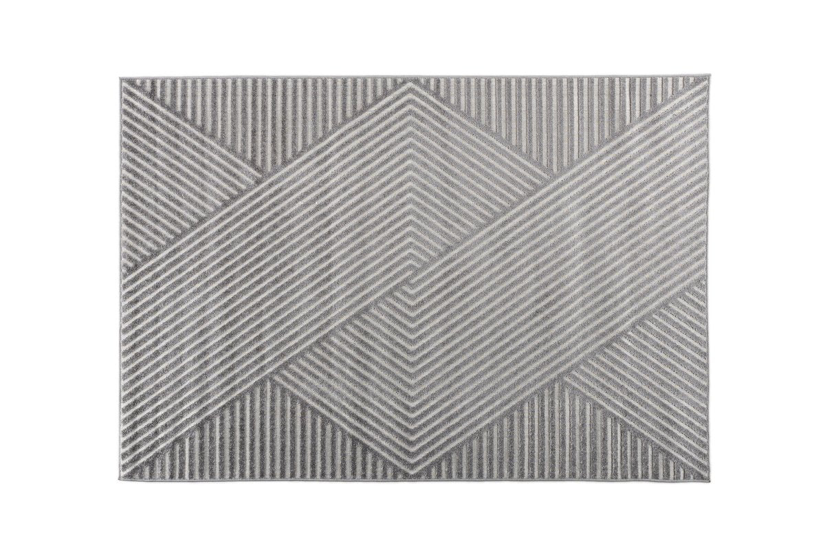 Monti Vloerkleed - 340 x 240 cm - Grijs