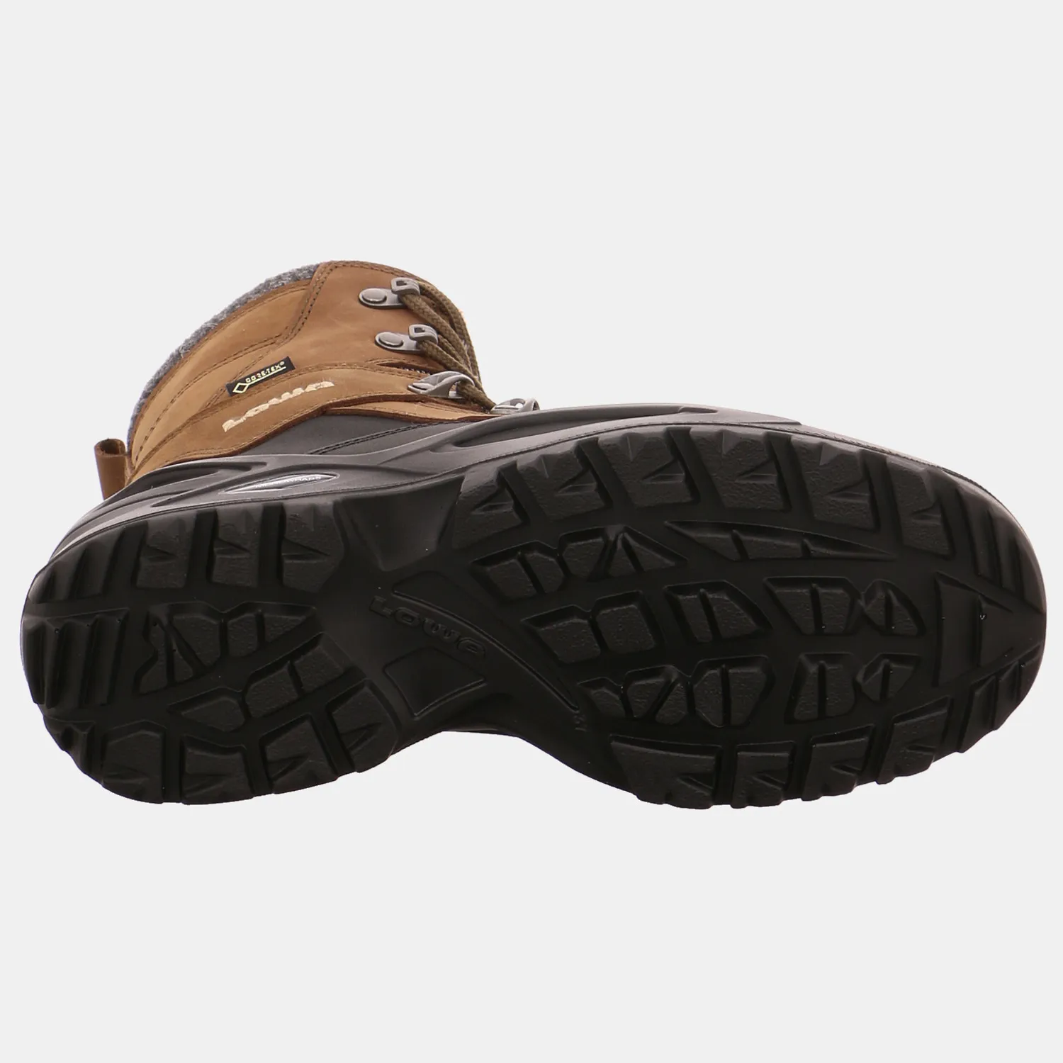 LOWA Jungen- Snowboot Membran Braun Textil  Winterstiefel