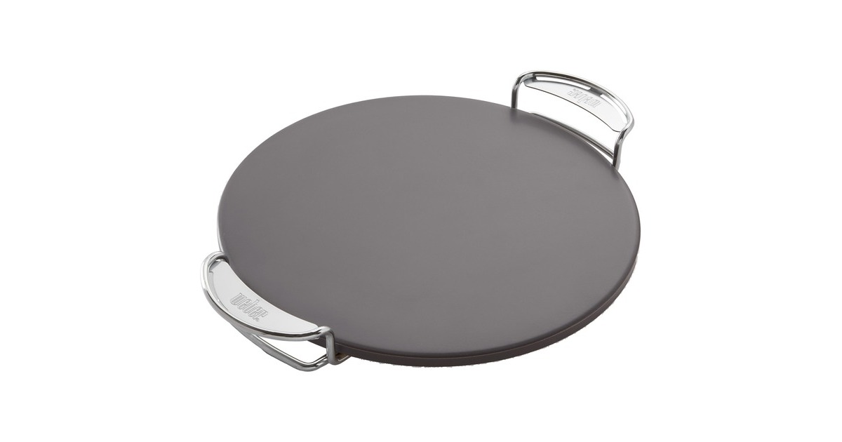 WeberCRAFTED Gourmet BBQ System-geglazuurde pizzasteen  (Grijs)