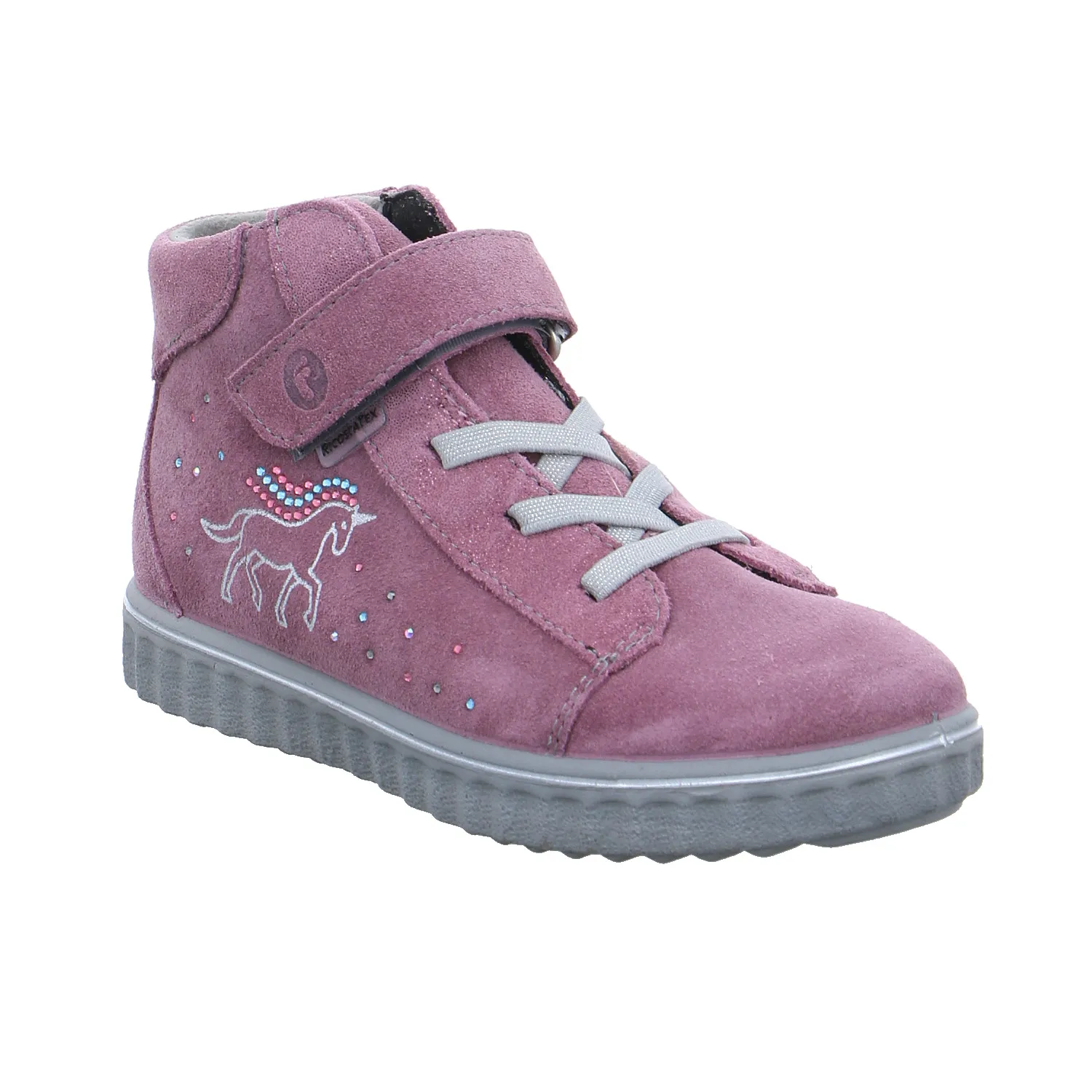 PEPINO Kleinkinder-Halbschuh Klett Rosa Textil  Bottine