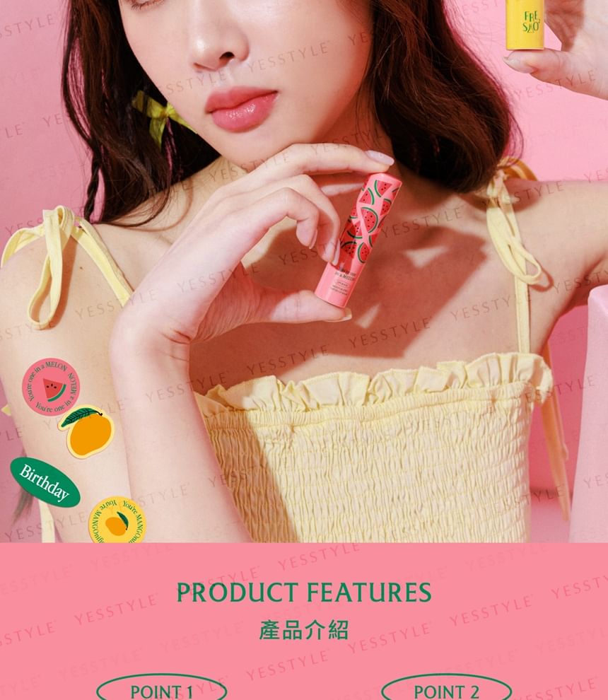 FreshO2 - Birthday Edition Hydraterende Getinte Lippenbalsem