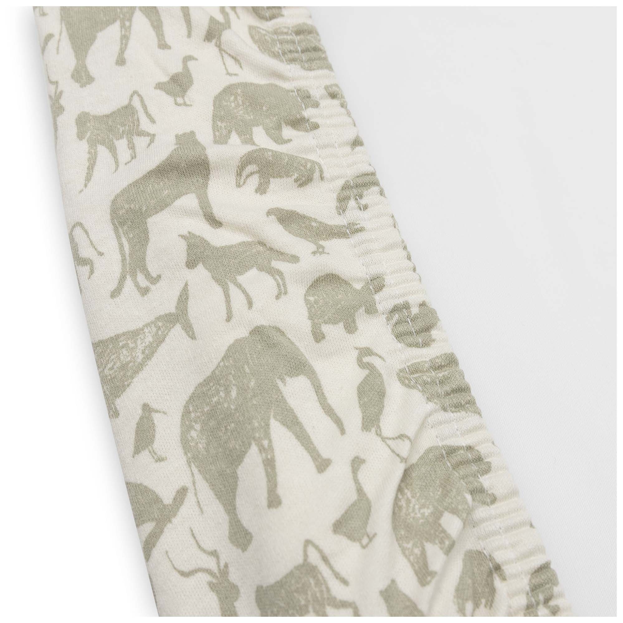 Jollein aankleedkussenhoes animals wit